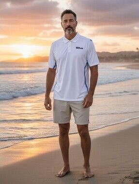 Wilson Golf Tennis Men's Polo T-shirt Sz L